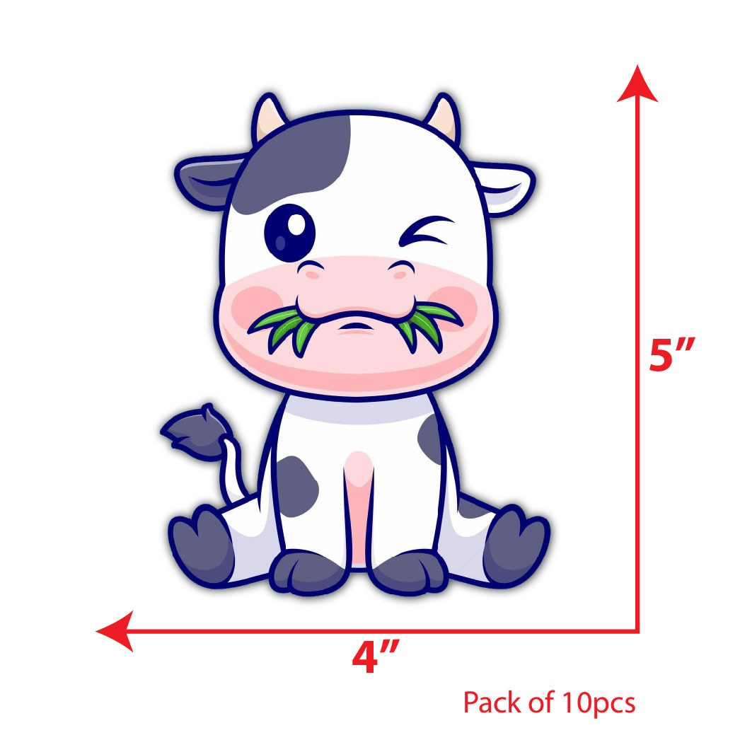 Cute Cow Sunboard Cutouts