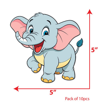 Laughing Elephant  Sunboard Cutouts