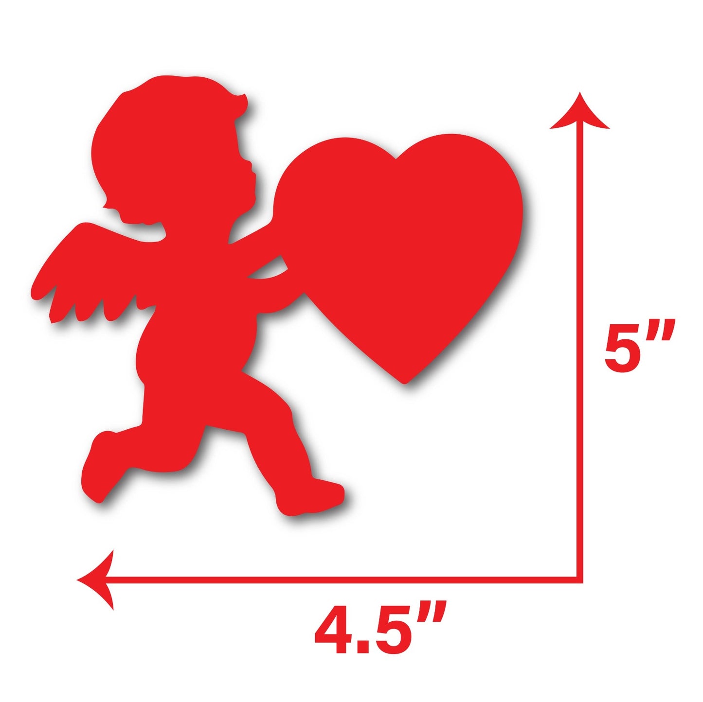 Valentine cupid sunboard cutouts