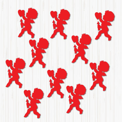 Cupid with heart small sunboard cutouts