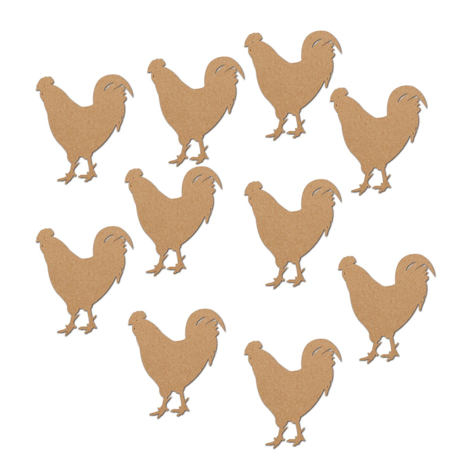 Hen mdf cutouts