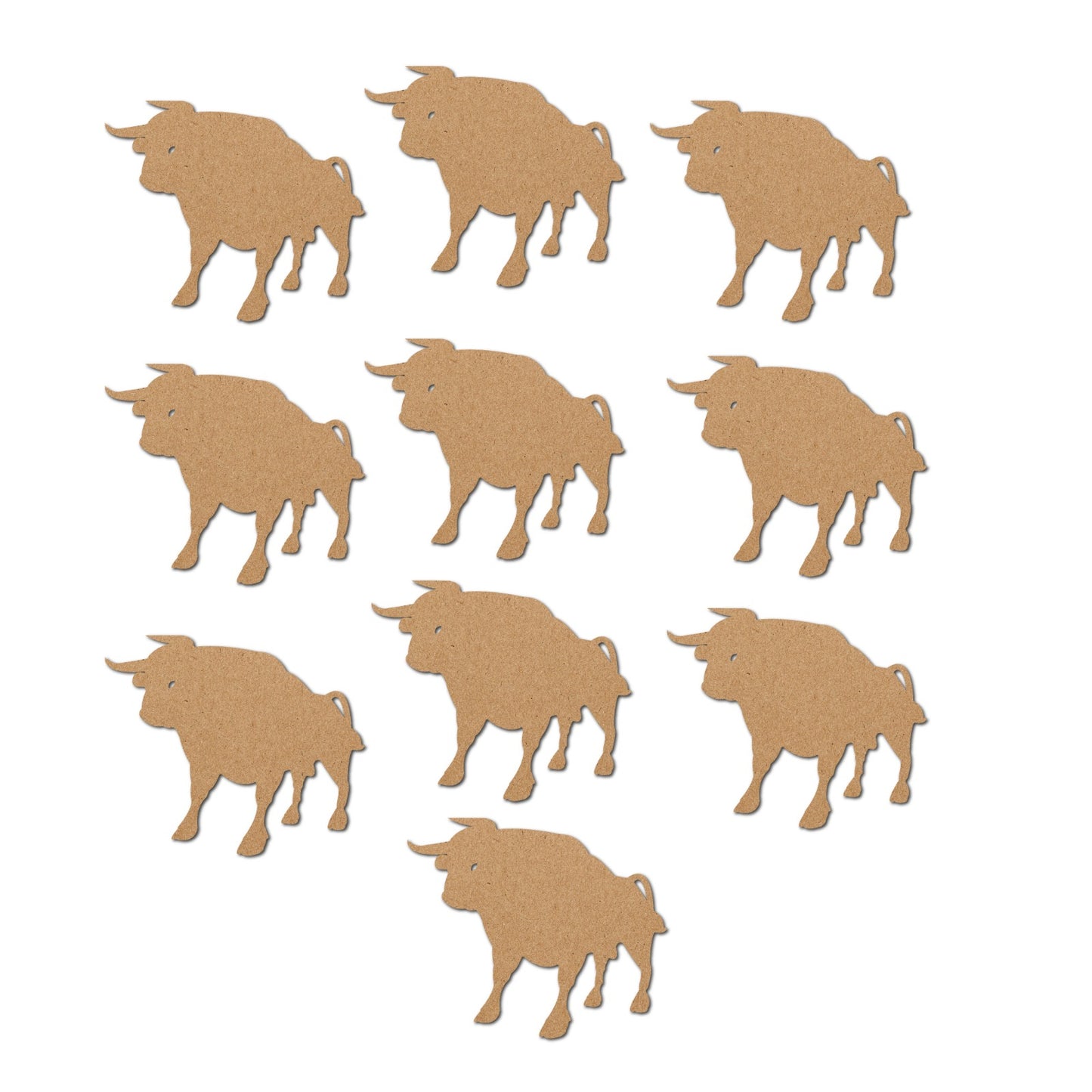 Angry Bull mdf cutouts