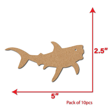 Sharks Shape cutouts