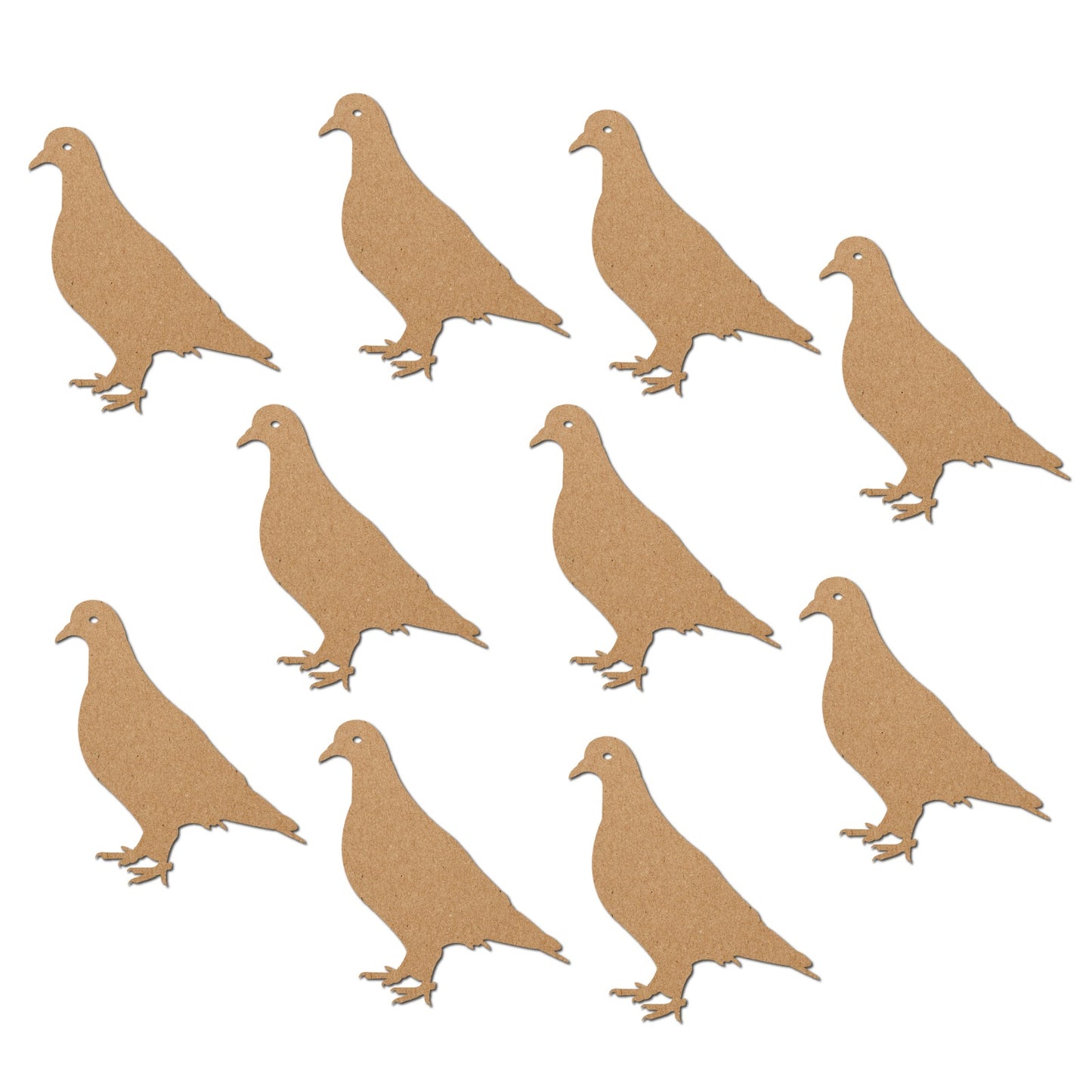 Pigeon MDF cutouts