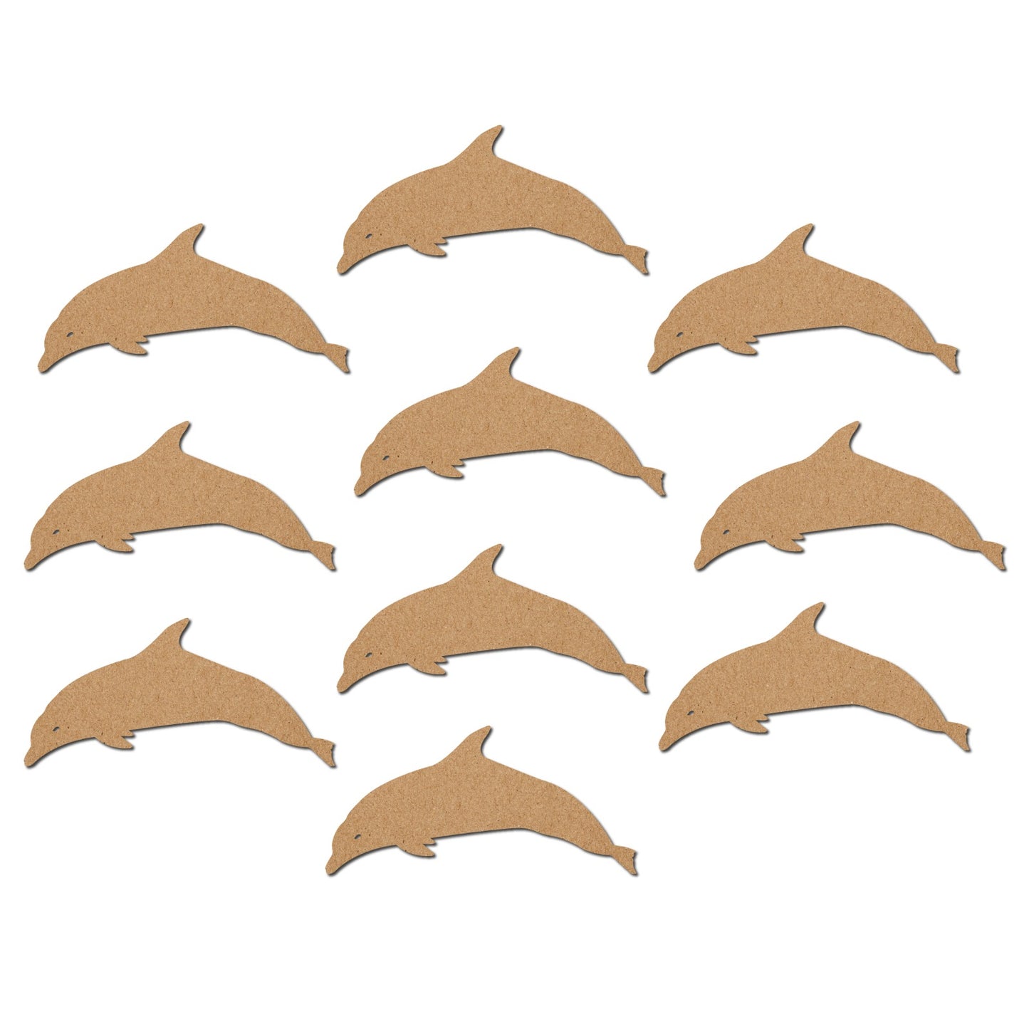 Dolphin shape cutouts