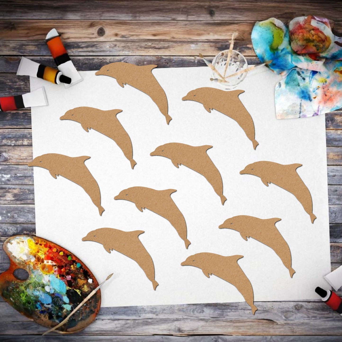 Dolphin MDF shape cutouts