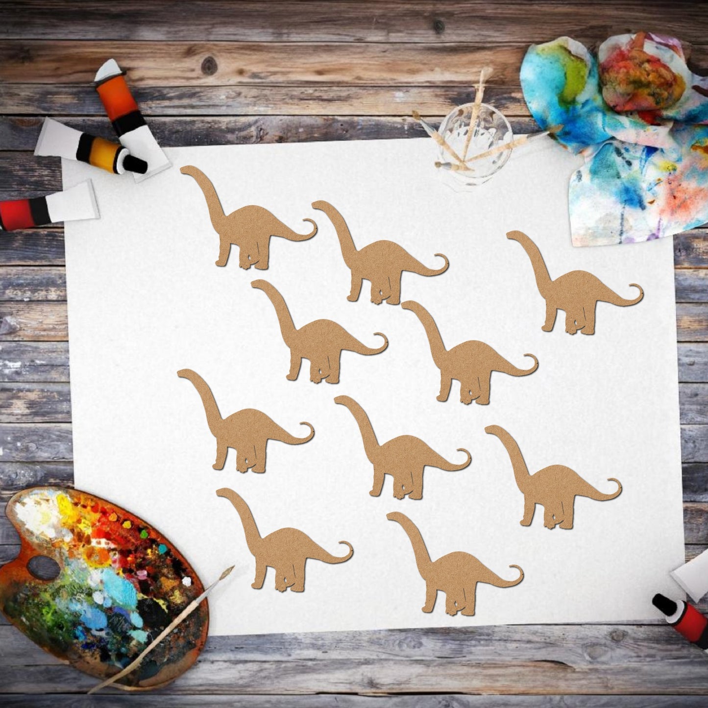 Big Dinosaur MDF shape cutouts