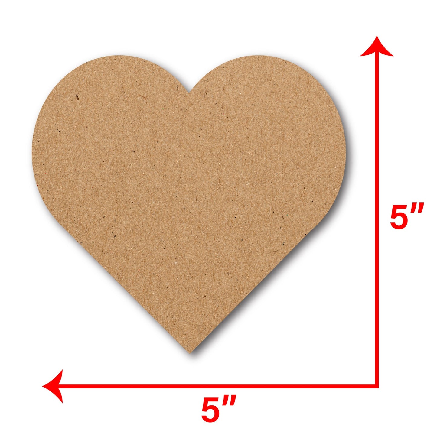  Heart MDF cutouts. 