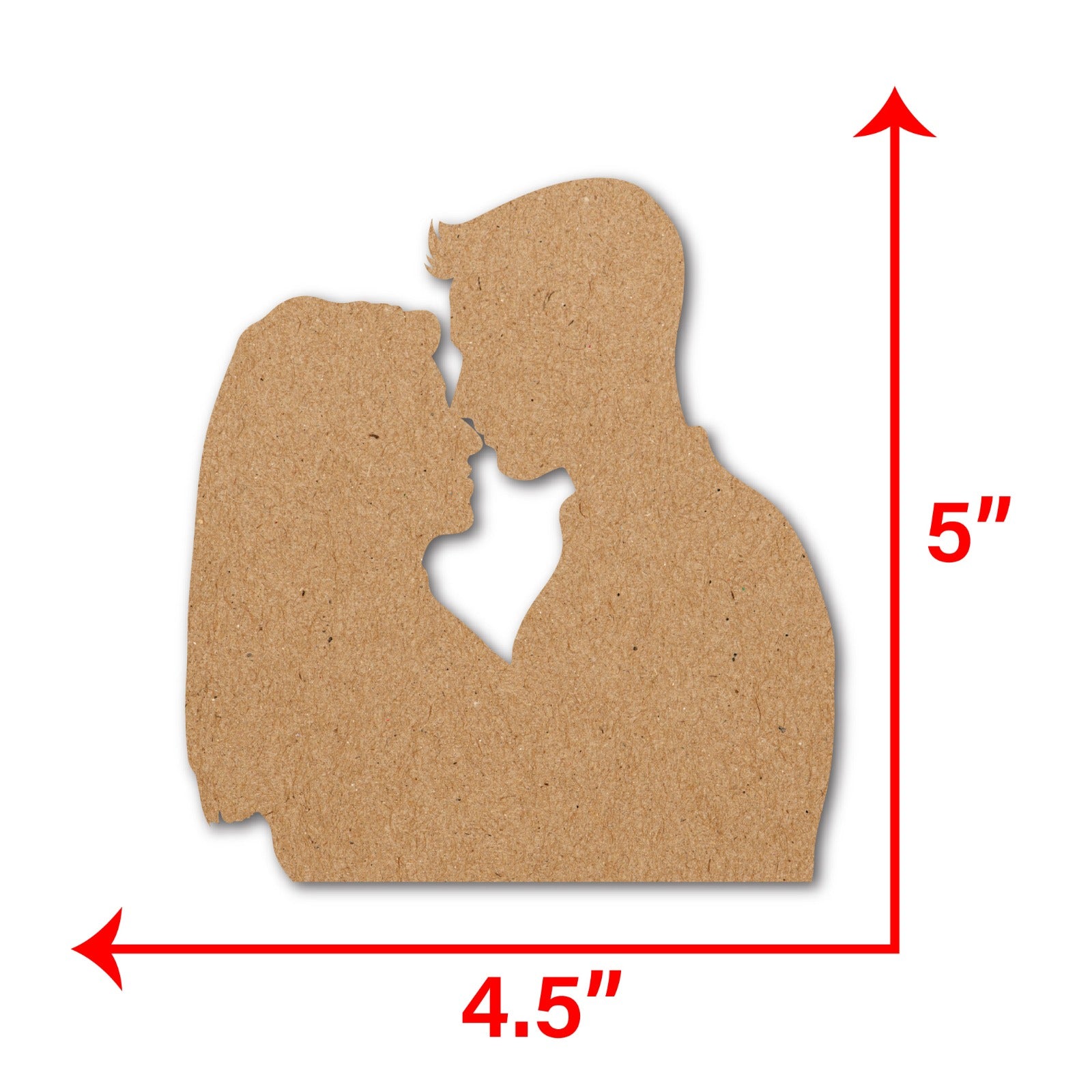 Cute Couple shape cutouts