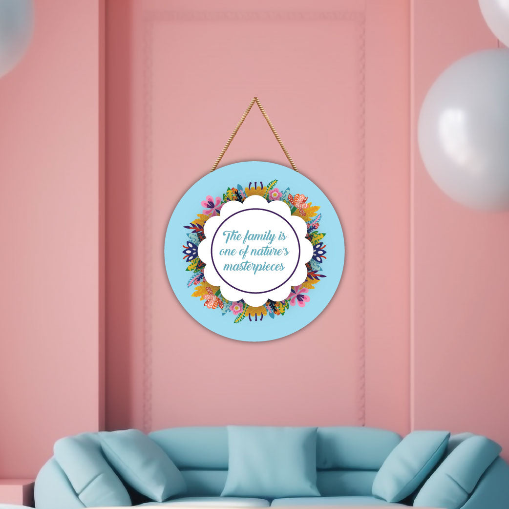 Family Positive Quote Wall Hanging