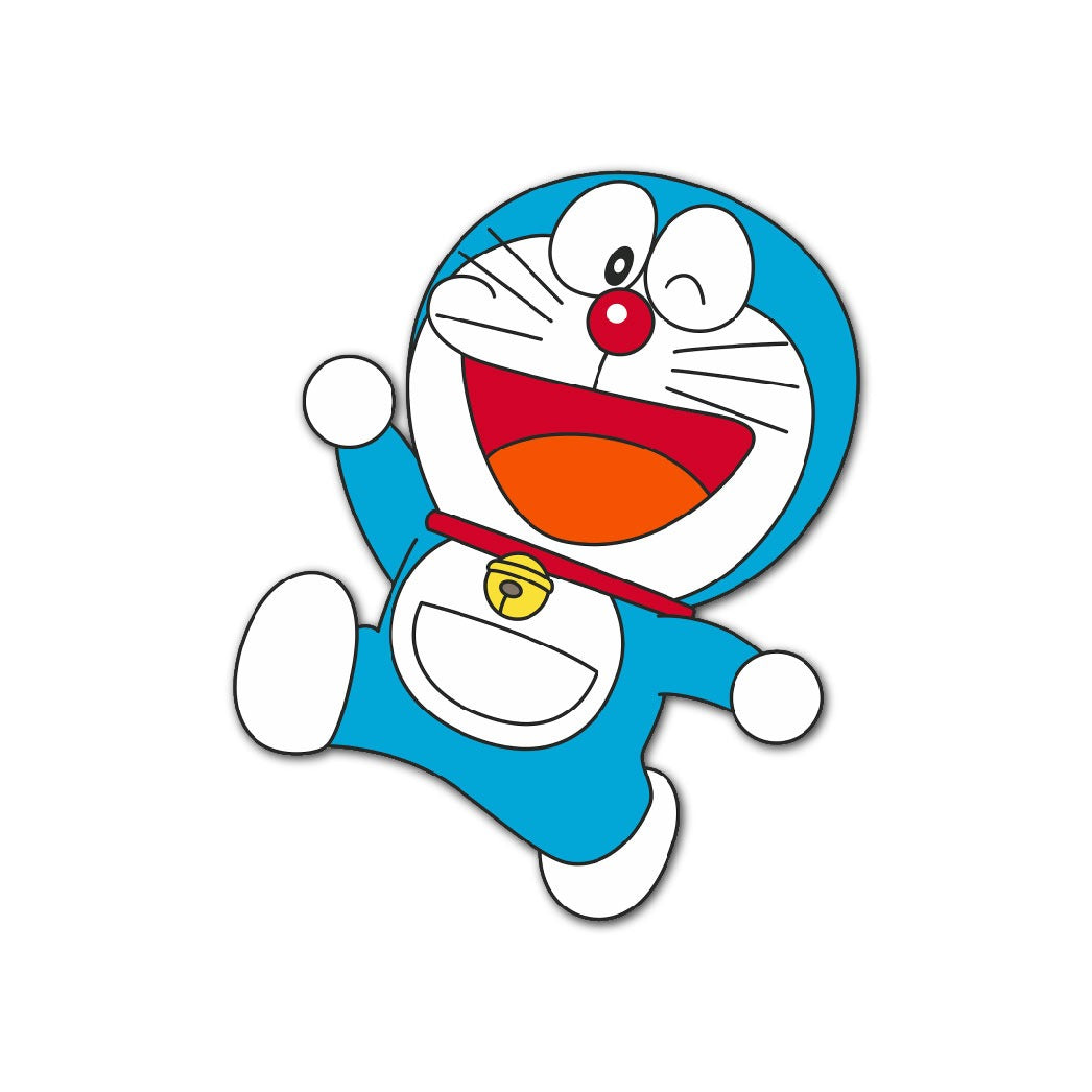 Doraemon Small Sunboard Cutouts Set Of 10