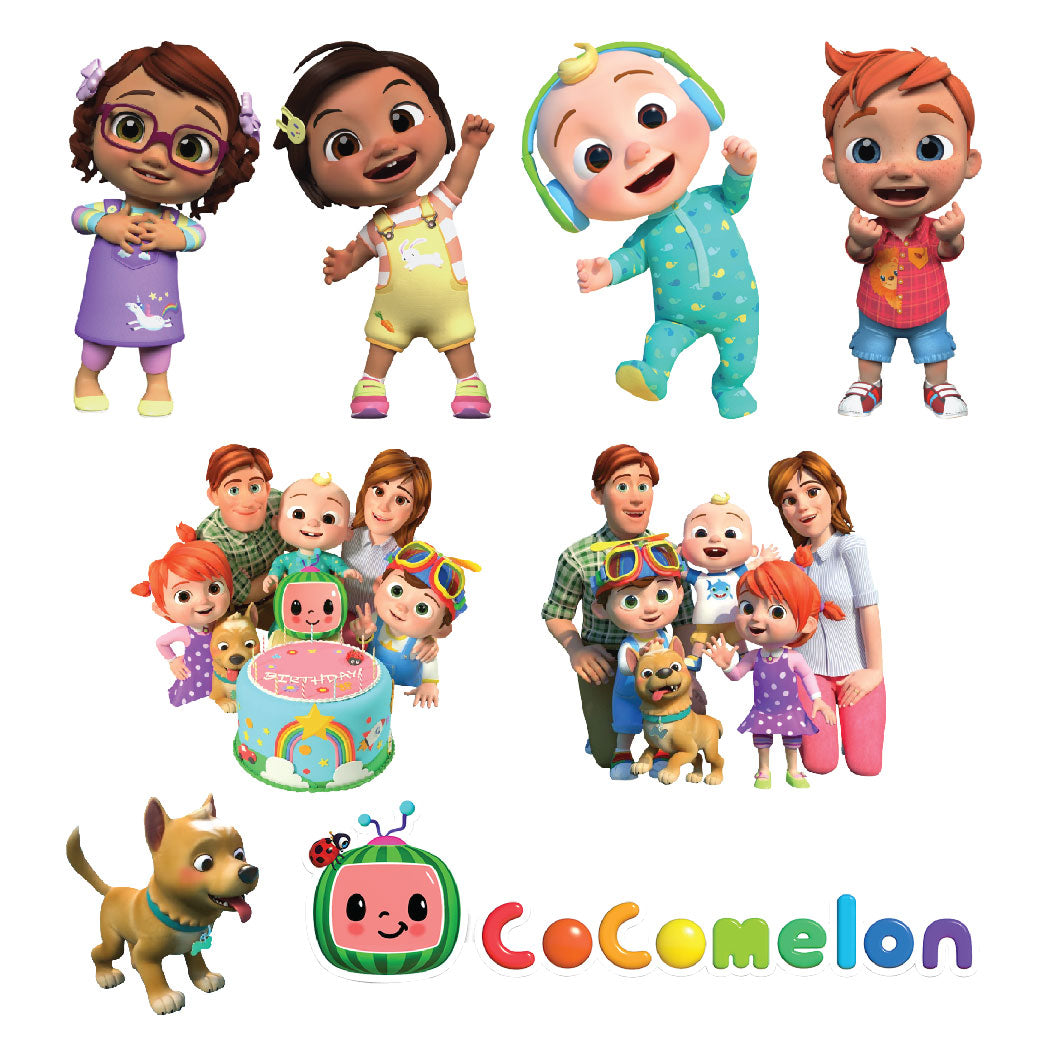 Cocomelon sunboard cutouts