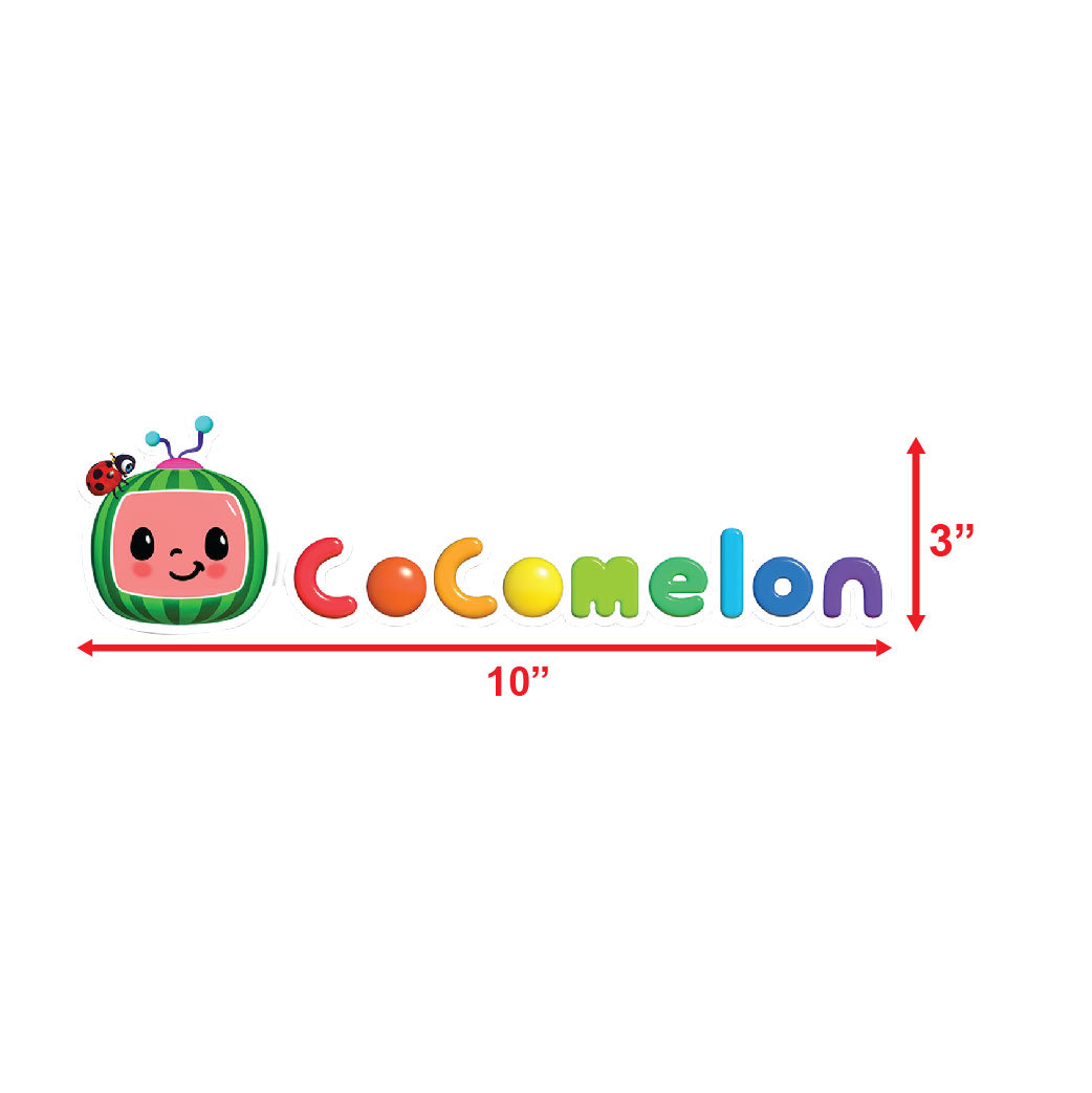 Cocomelon name sunboard cutouts