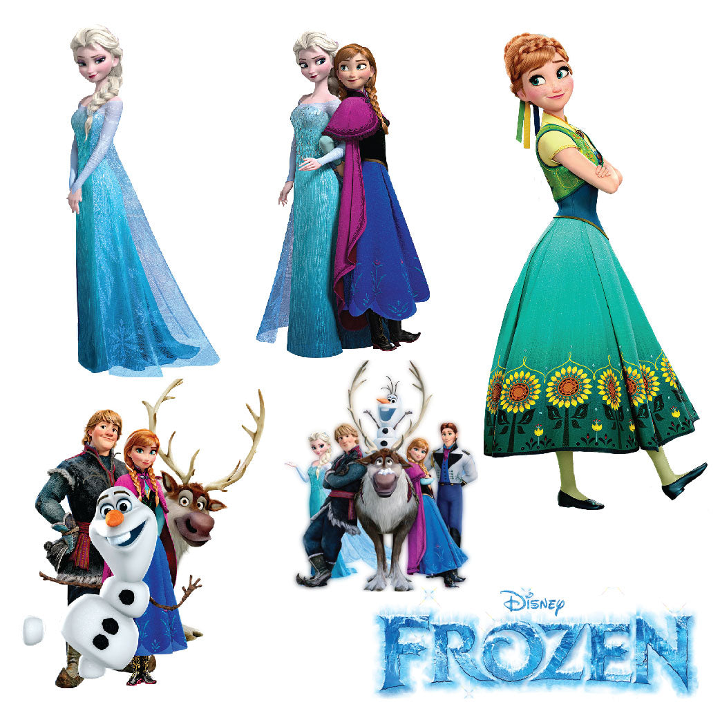 Frozen Theme Sunboard Cutouts Set Of 6