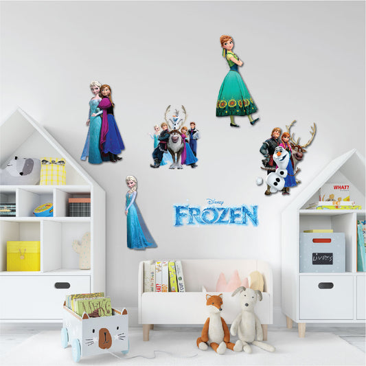 Frozen Theme Sunboard Cutouts Set Of 6