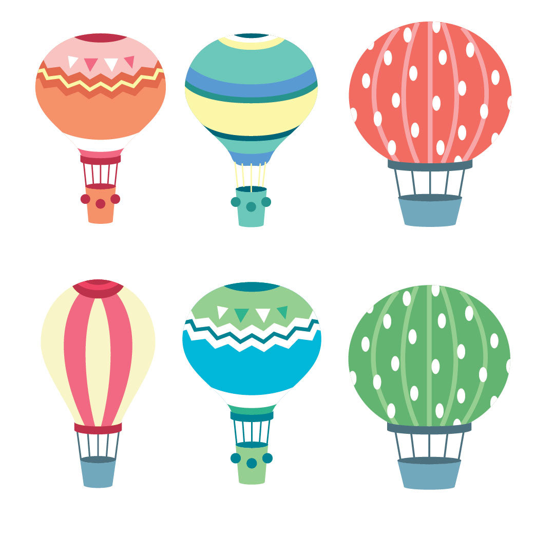 Hot Air Balloon Sunboard Cutouts 