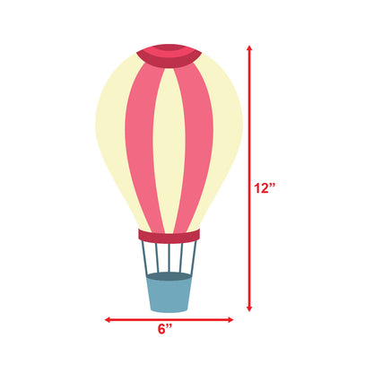 red yellow Hot Air Balloon Sunboard Cutouts 