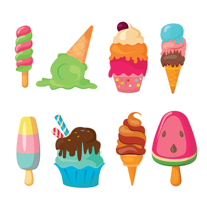 ice cream sunboard cutouts