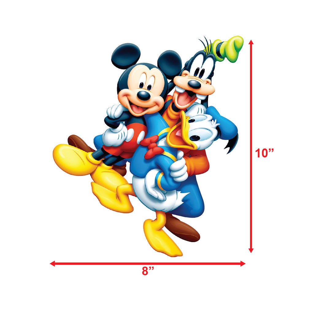 donald micky goofy theme sunboard cutouts 