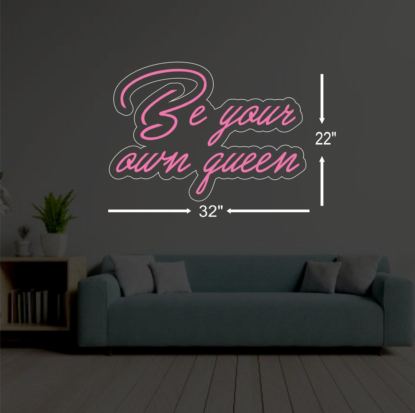 Be Your Own Queen neon sign onlline