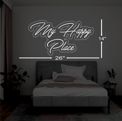 my happy place neon sign online