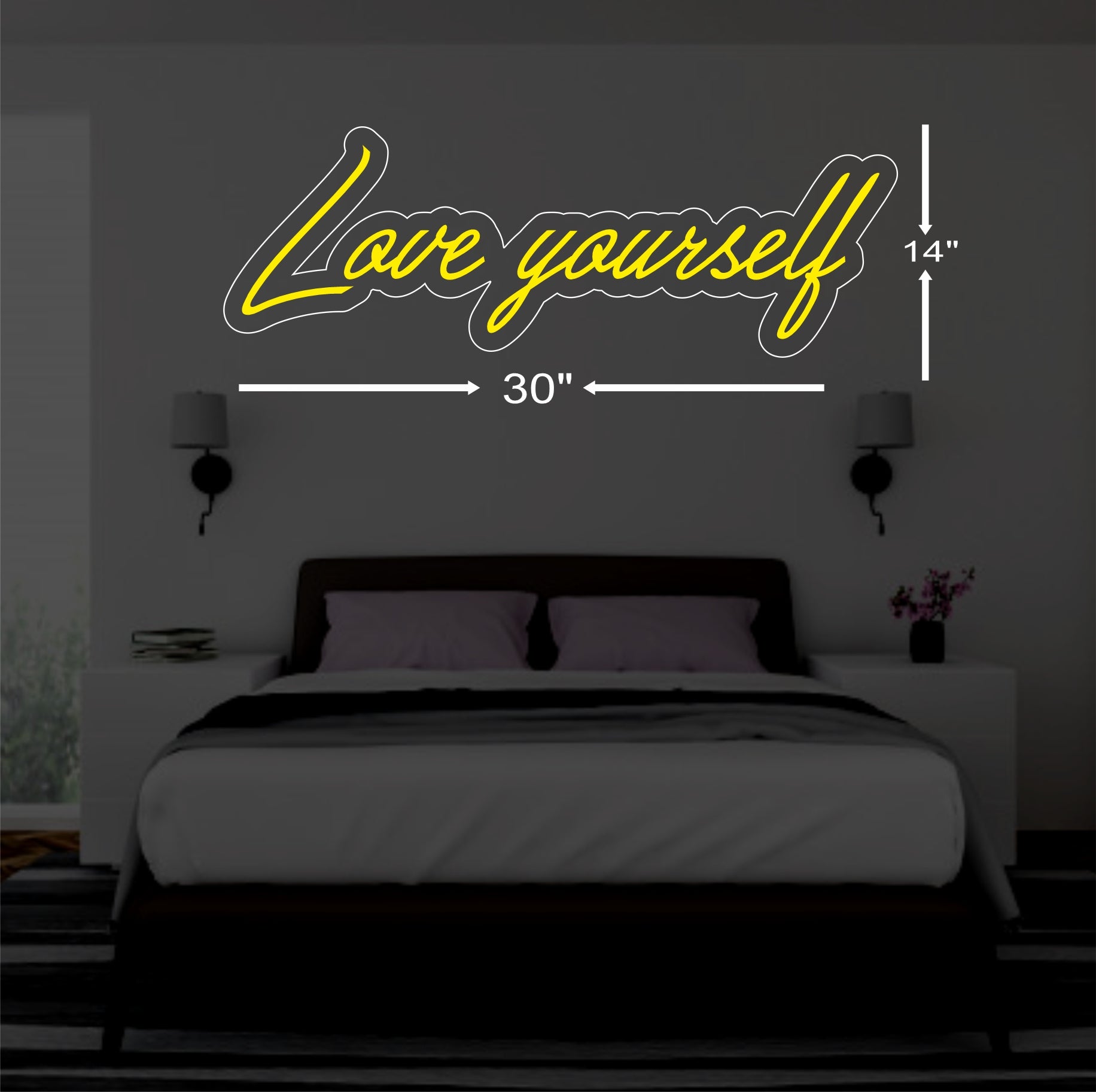  Love Yourself neon sign 