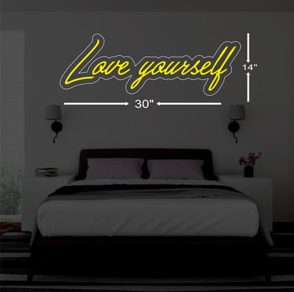  Love Yourself neon sign 