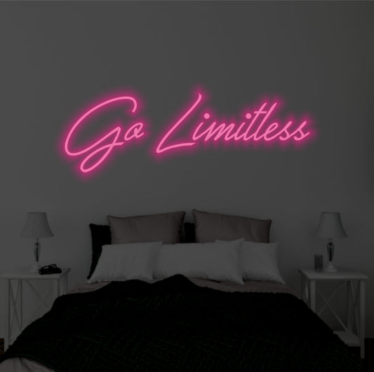 Go Unlimited neon sign