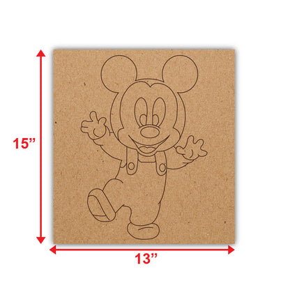 DIY Pre-marked Mickey Mouse Design