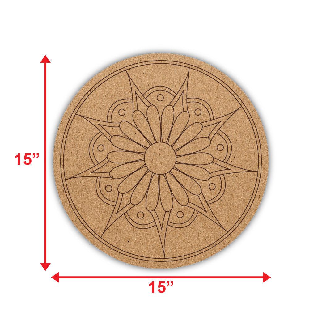 mandala design mdf diy premarked bases online