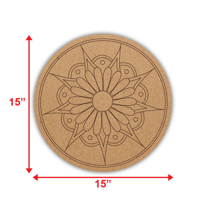 mandala design mdf diy premarked bases online