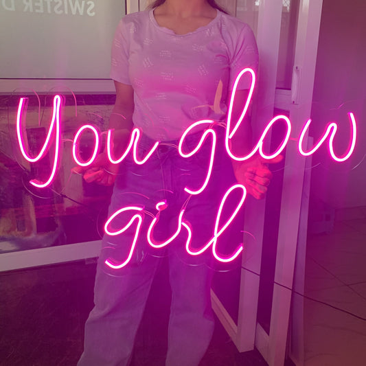 You Glow Girl Neon Sign online