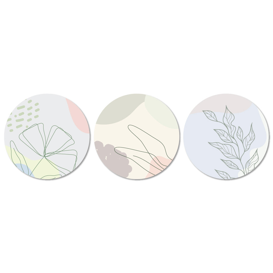 aesthetic round art