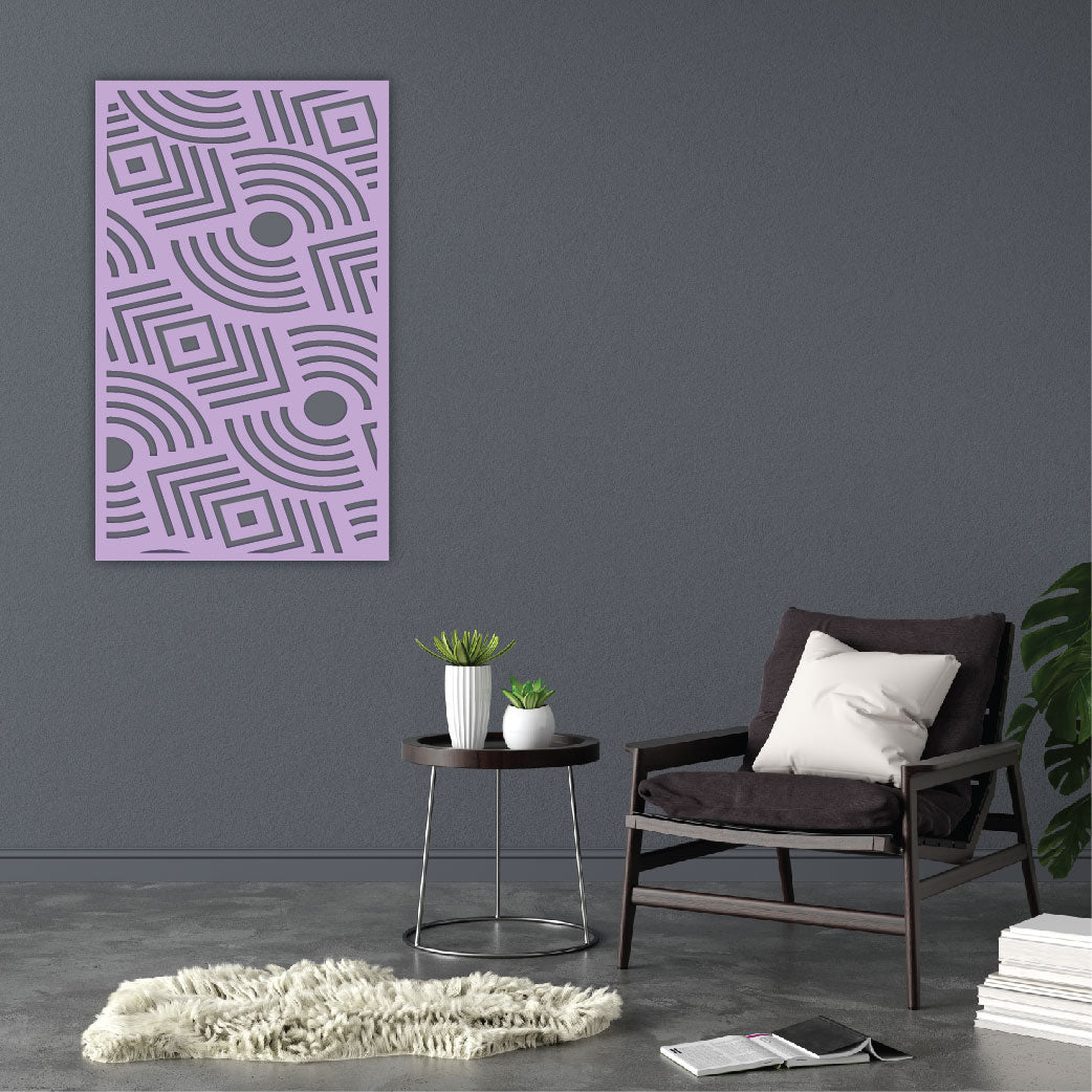Geometric Design Panel For Wall Hanging