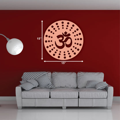 Om Design Round Wall Panel