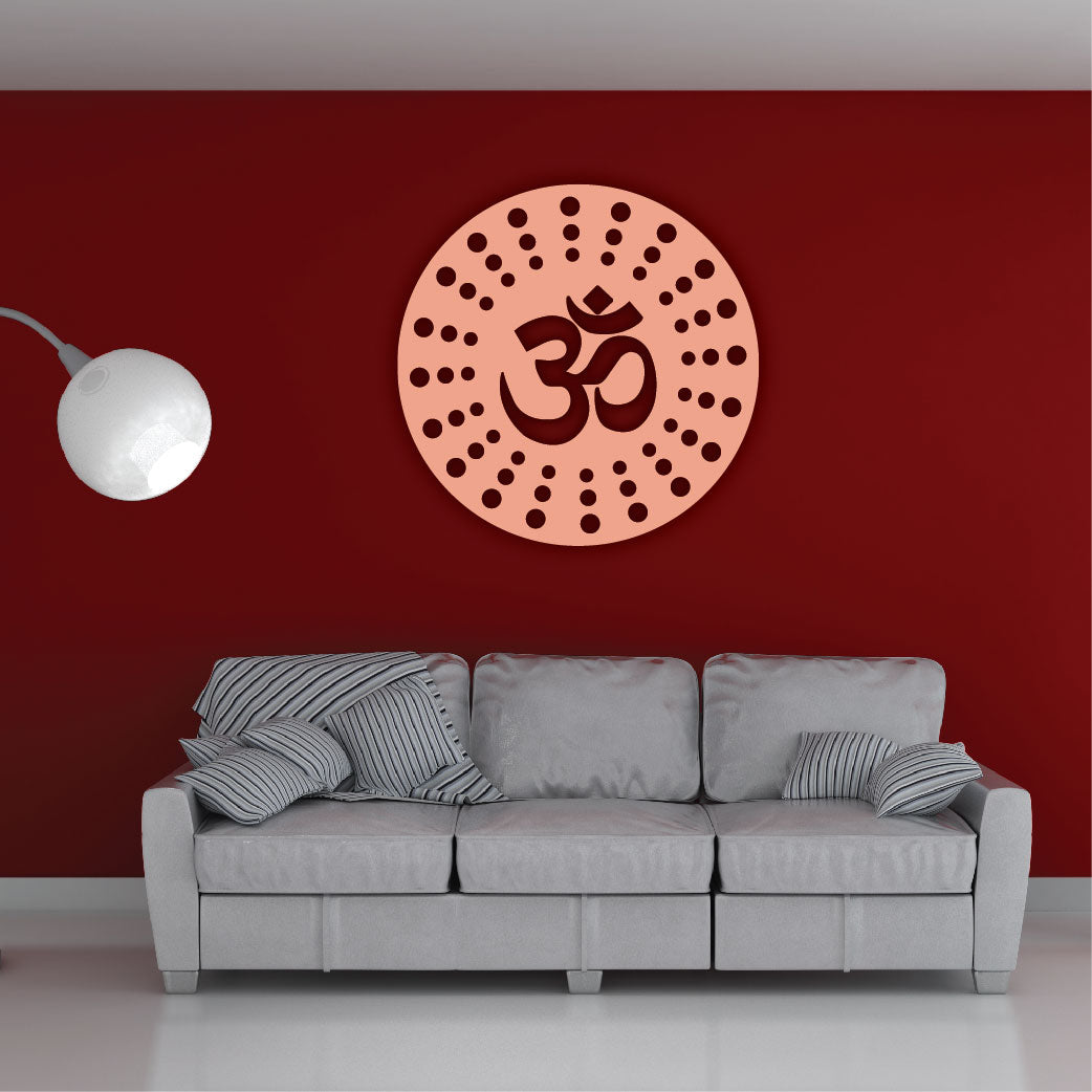 Om Design Round Wall Panel