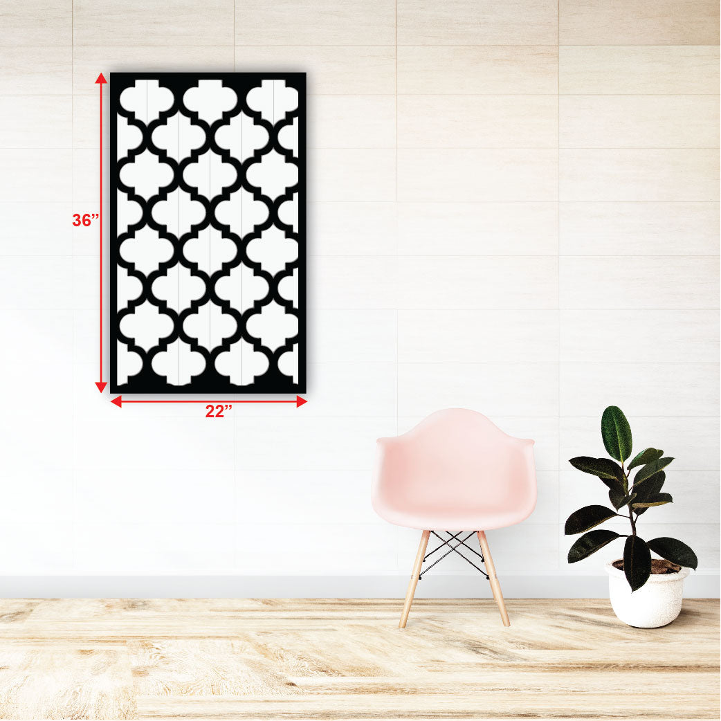 lack colour abstract design wall panel