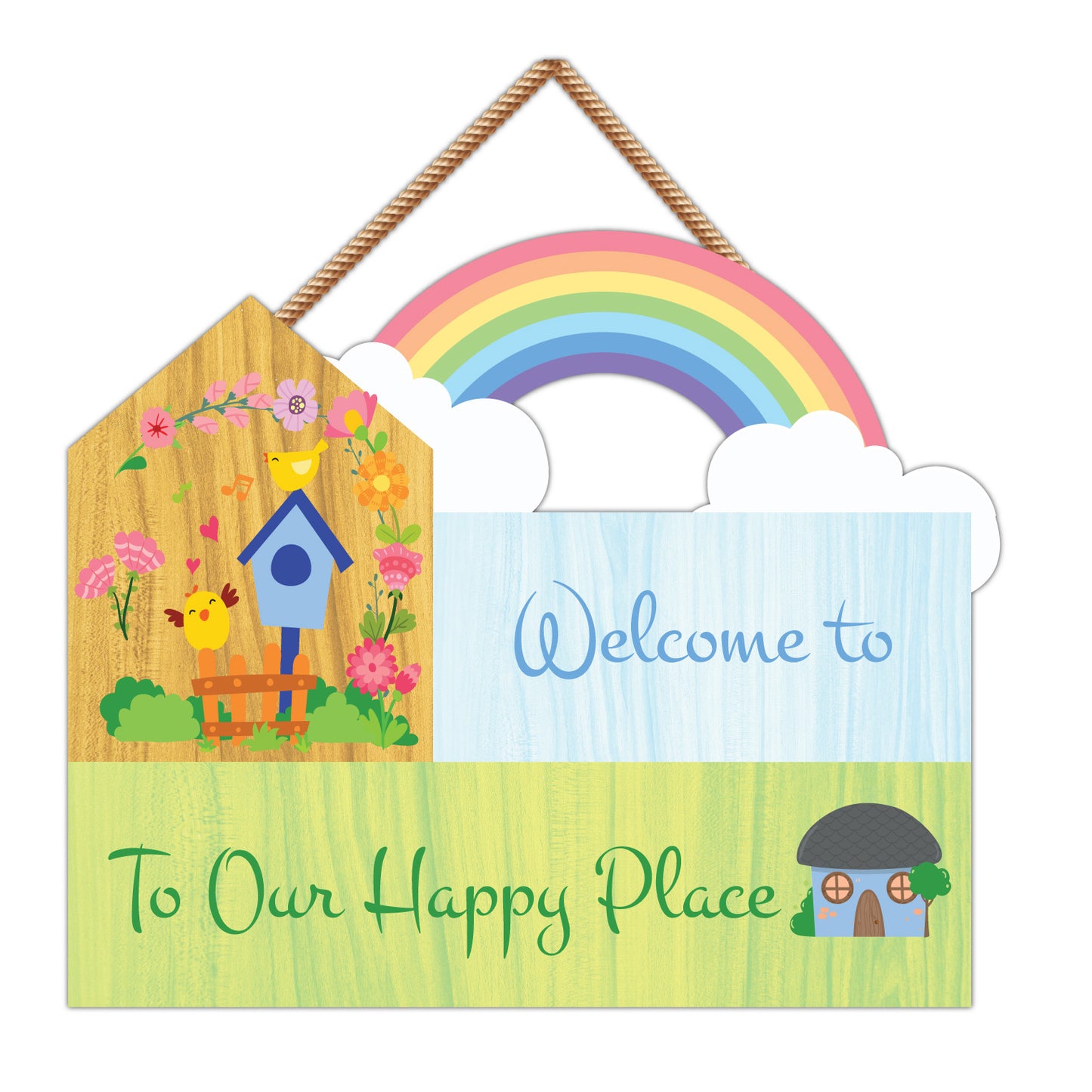 Welcome Home Signage Wall Hanging