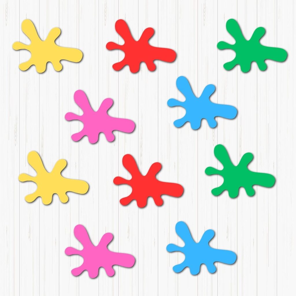 Holi Splash Small Sunboard Cutouts