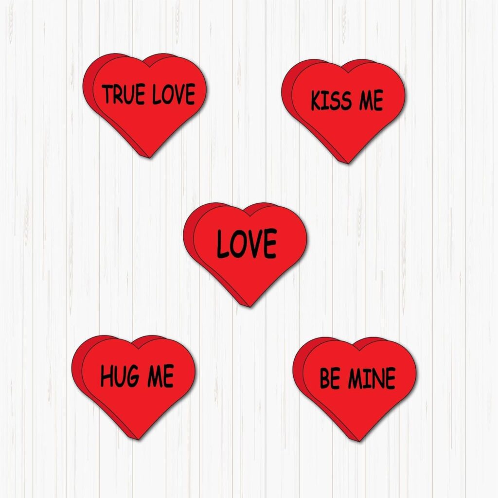 Heart Shaped Small Sunboard Cutouts