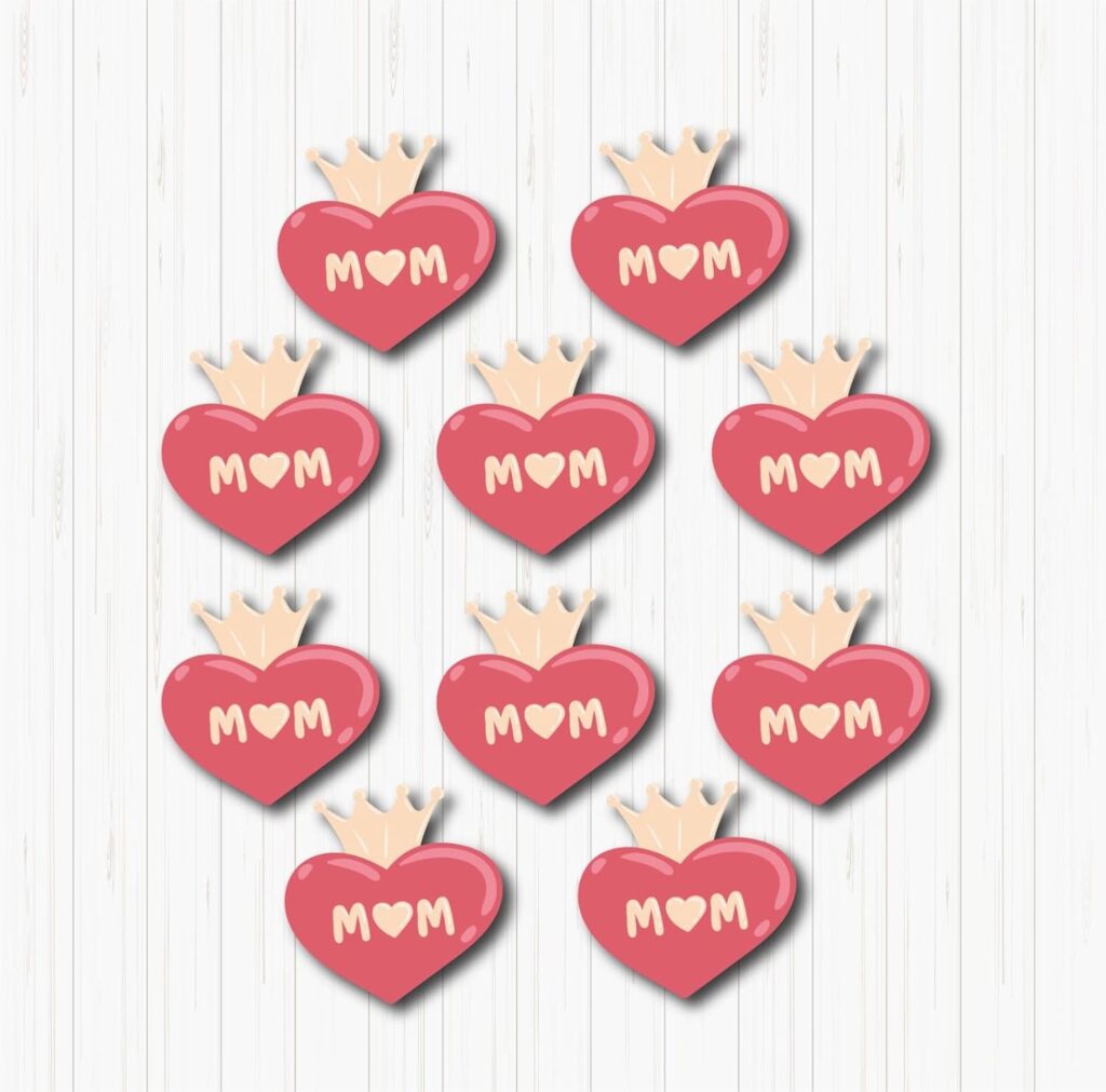 Queen Mom Small Sunboard Cutouts