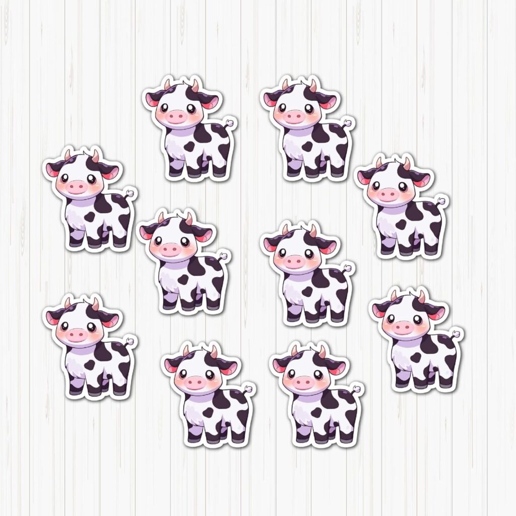 Cartoon Cow Small Sunboard Cutouts