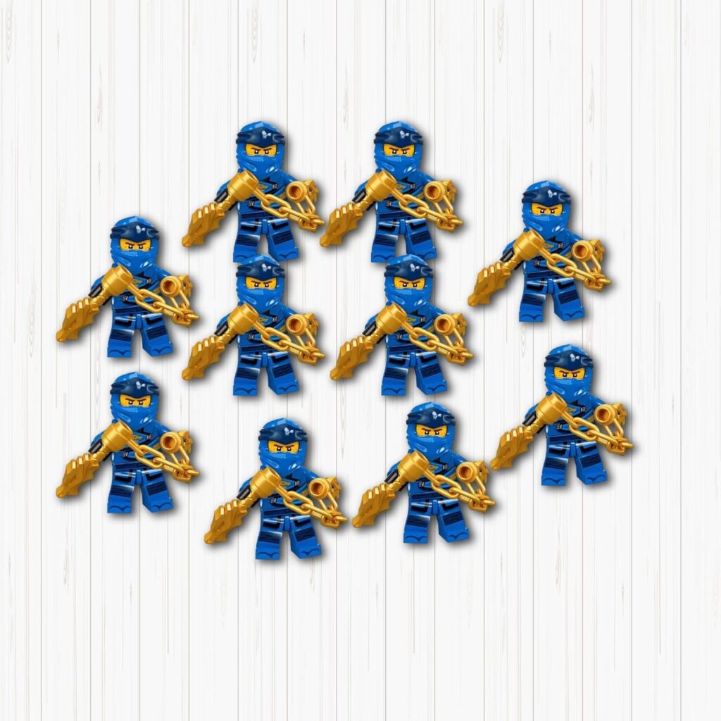 Blue Lego Small Sunboard Cutouts