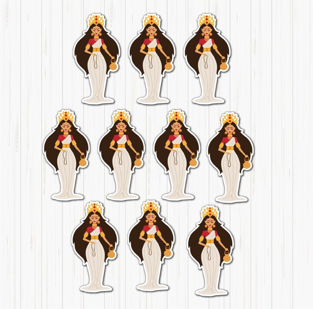 Goddess Durga (Navratri) Small Sunboard Cutouts