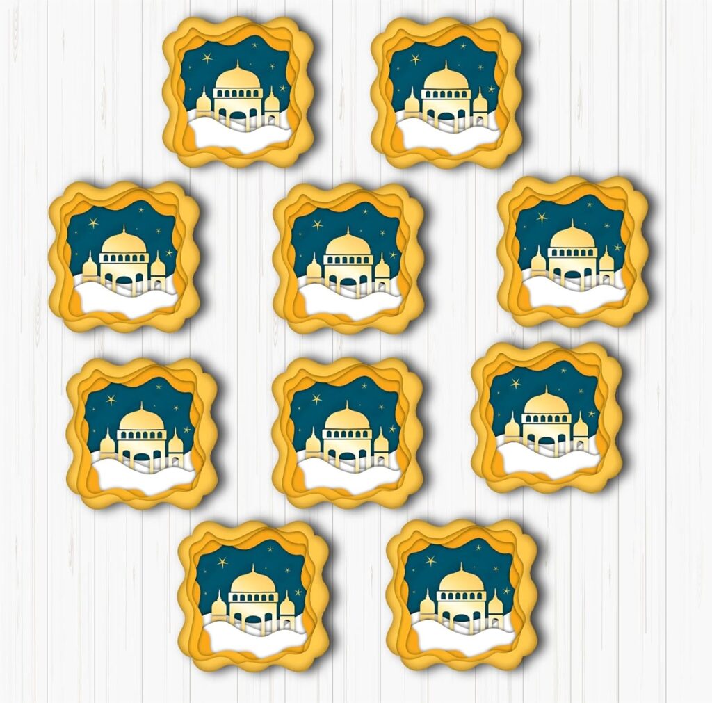 Eid Special Small sunboard Cutouts