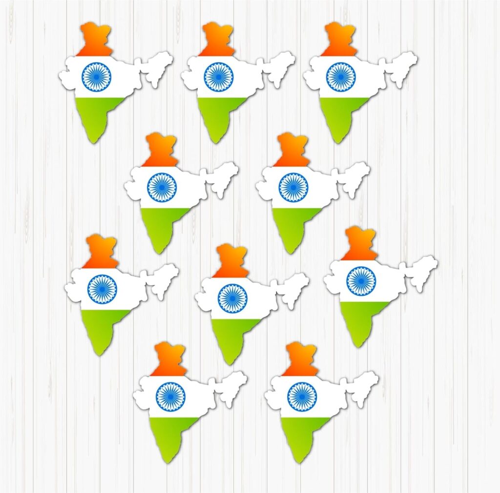 Indian Map Small Sunboard Cutouts