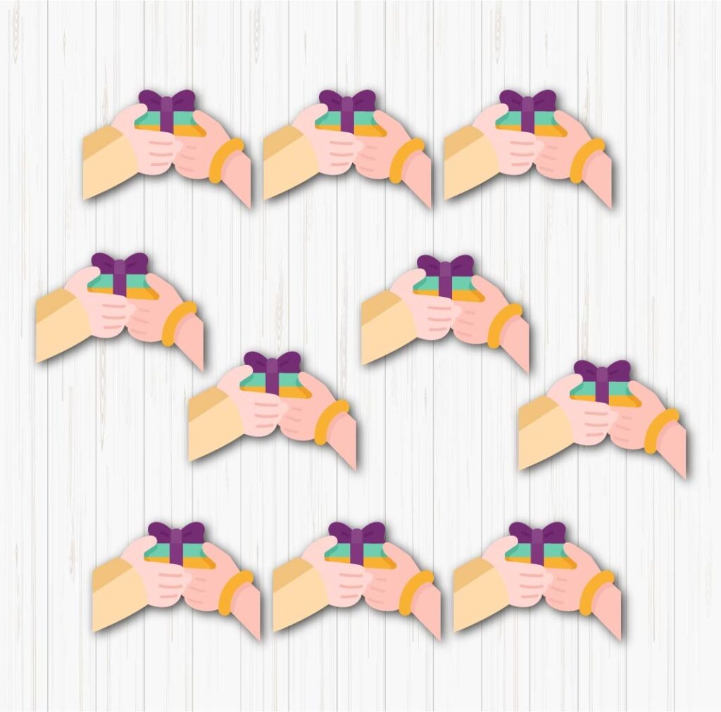 Gifts Small Sunboard Cutouts