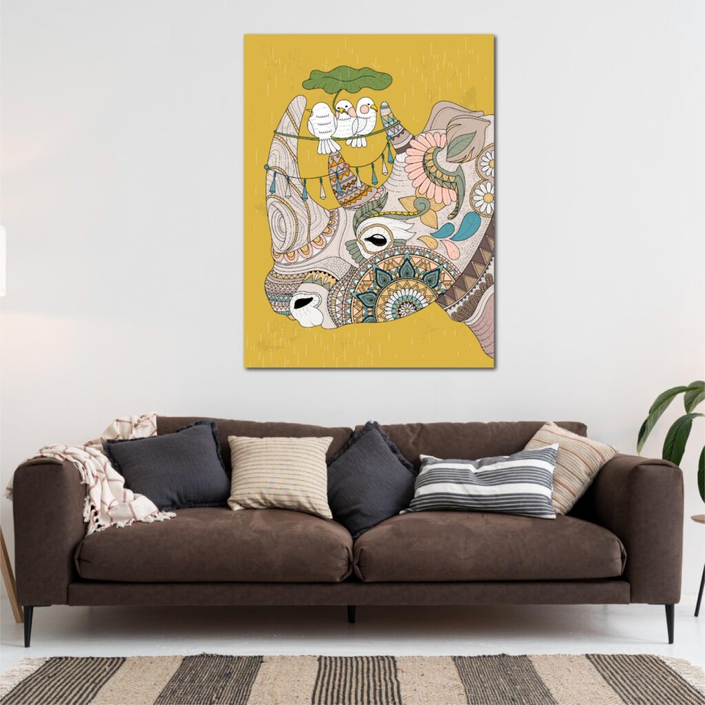 Vintage Art Rectangular Wall Decor