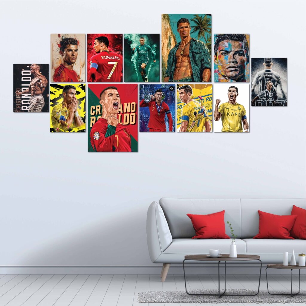 Cristiano Ronaldo Design Wall Posters