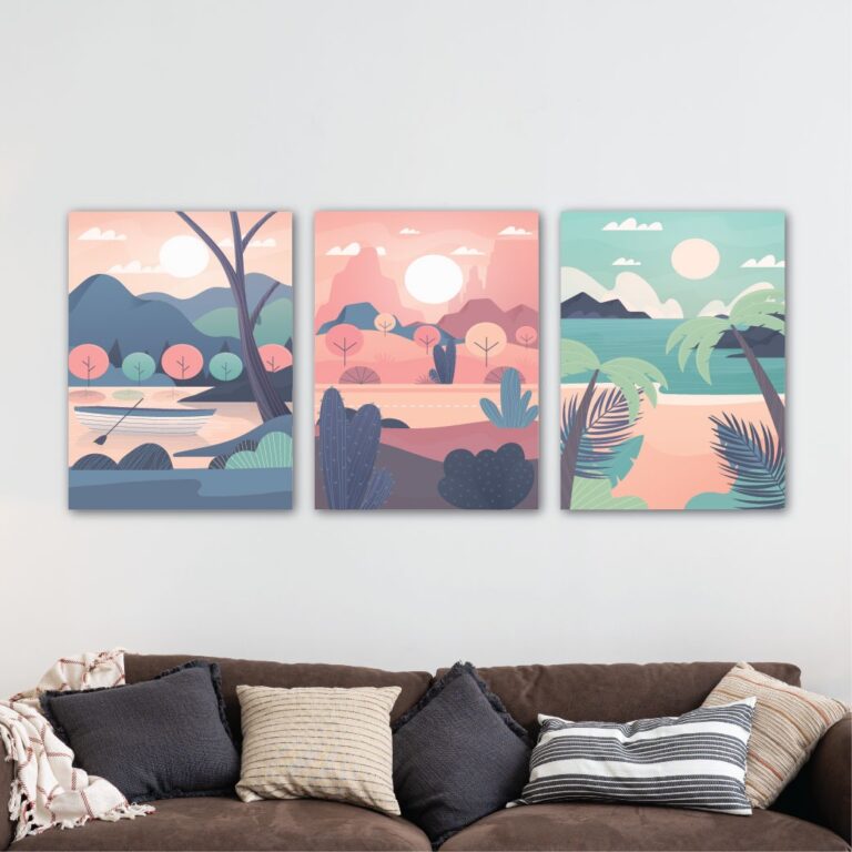 Affordable Beach Theme Canvas Wall Art 